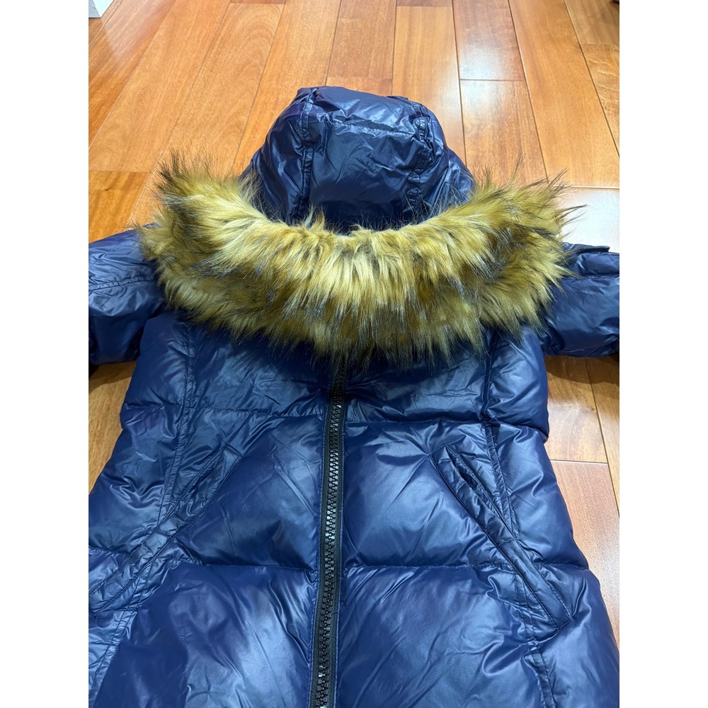 S13 New York S13 Women's Allie Puffer Shoet Coat Jacket Faux Fur Hood Size M - Picture 10 of 10